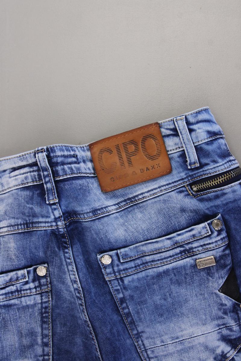 CIPO & BAXX Straight Jeans für Herren Gr. W32/L32 neuwertig blau aus Baumwolle - Image 3