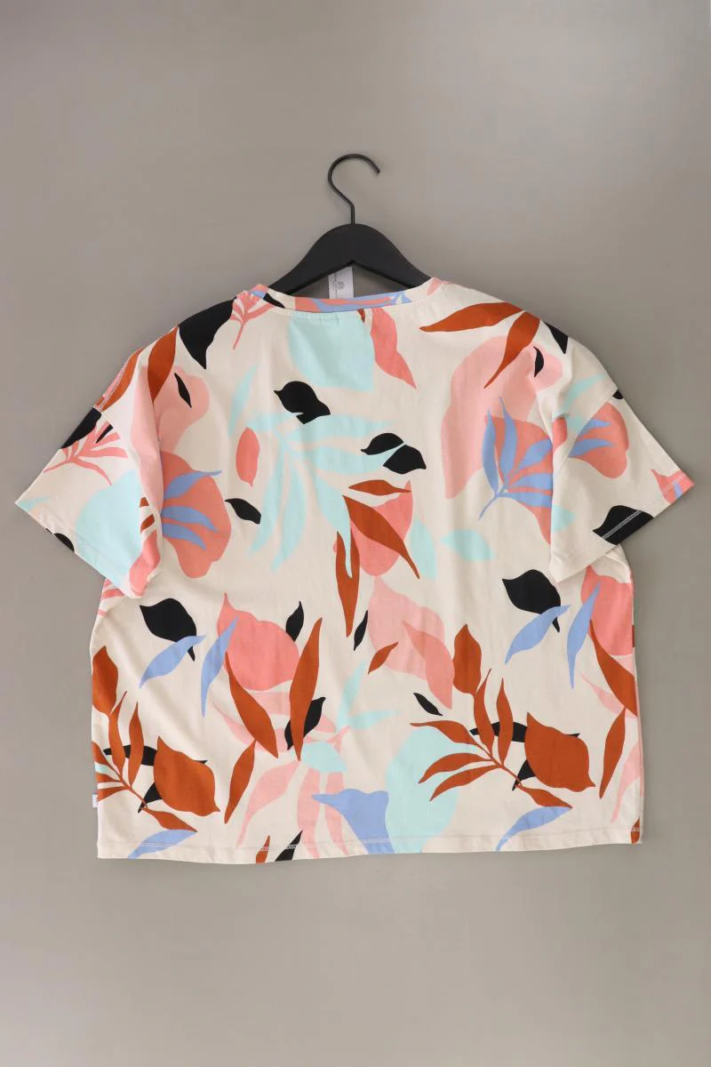QS by s.Oliver Printshirt Gr. XL Kurzarm mehrfarbig aus Baumwolle - Image 4