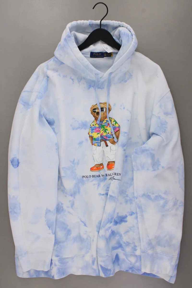 Polo Ralph Lauren Hoodie Gr. 4XL für Herren Gr. XXXL blau aus Baumwolle