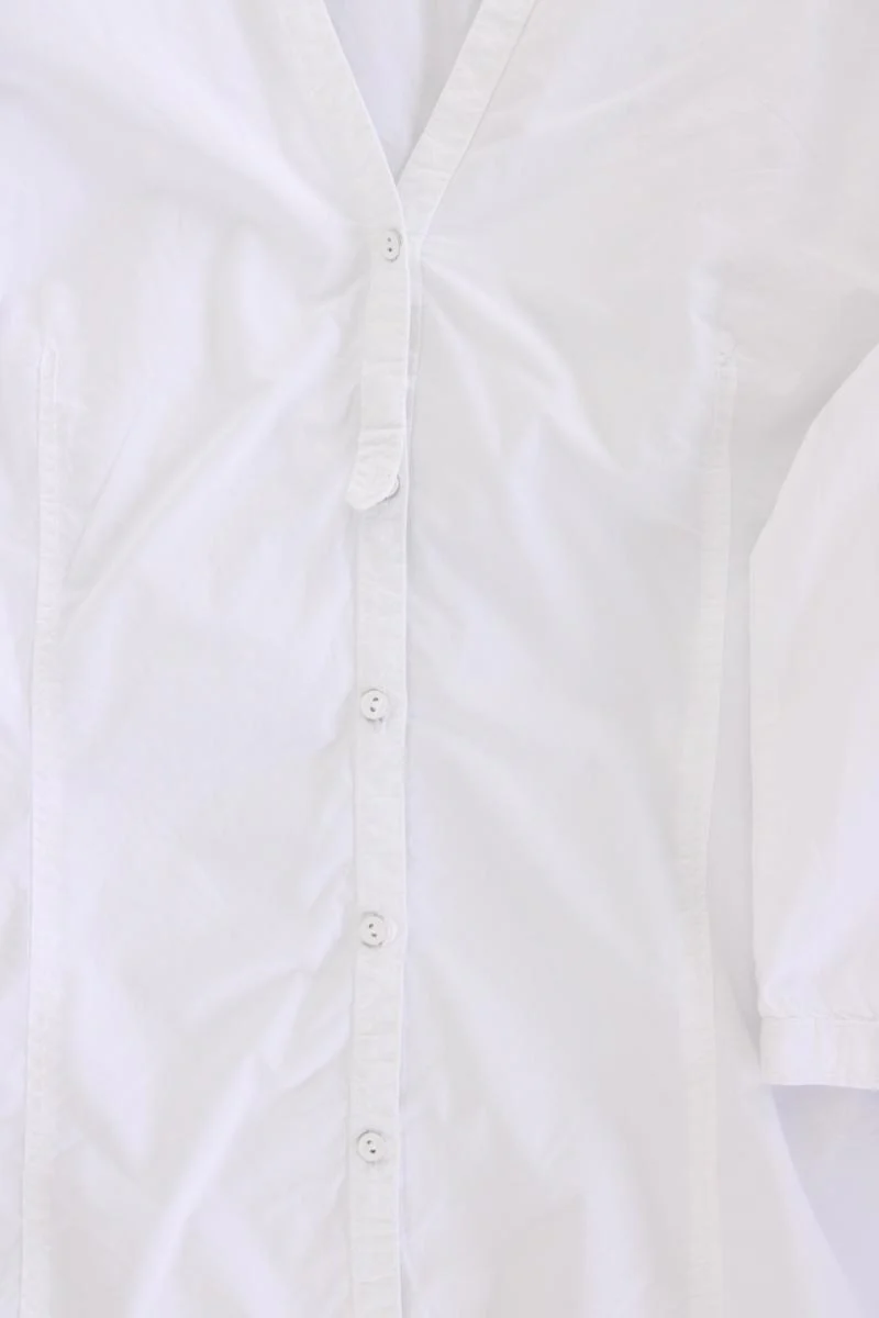 Marc O'Polo Regular Bluse Gr. 42 3/4 Ärmel weiß aus Baumwolle - Image 3