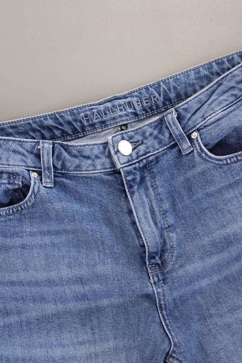 Hallhuber Jeansshorts Gr. 40 blau aus Baumwolle - Image 2