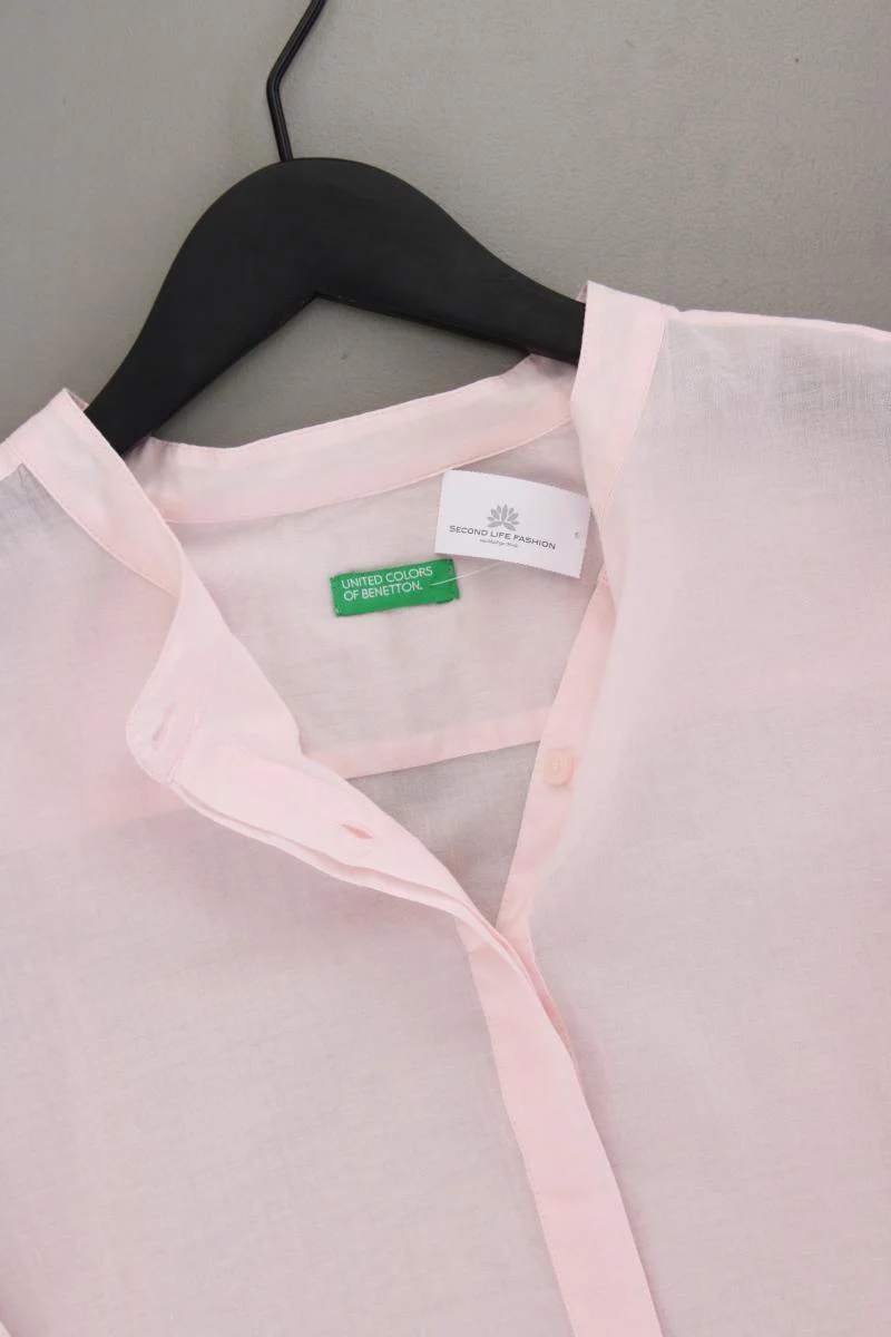 United Colors of Benetton Regular Bluse Gr. L 3/4 Ärmel rosa aus Baumwolle - Image 2