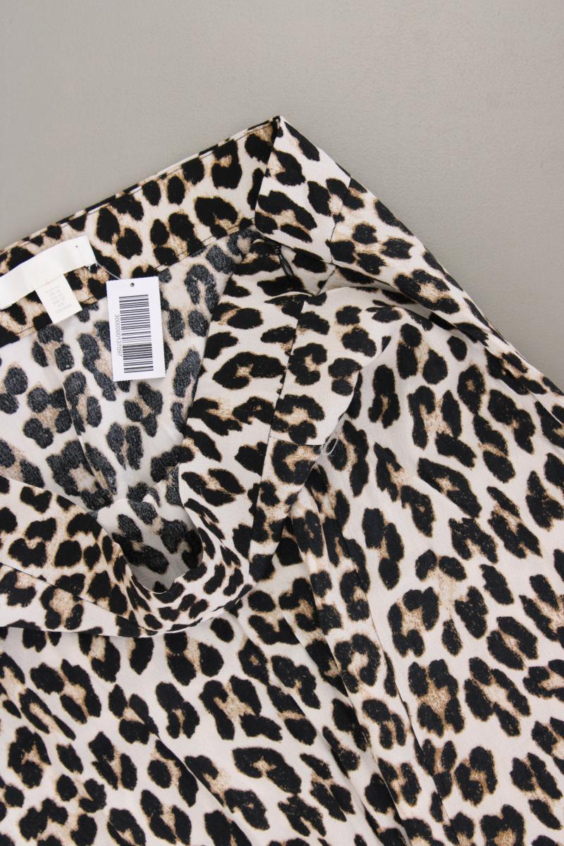 H&M Midirock Gr. 44 mit Tierdruck braun aus Viskose - Image 3