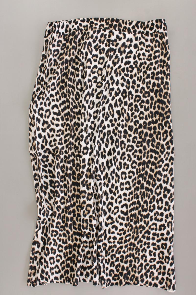 H&M Midirock Gr. 44 mit Tierdruck braun aus Viskose - Image 4