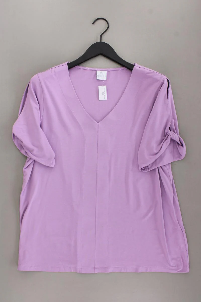 Madeleine Jersey Shirt Gr. 48 Kurzarm lila aus Viskose