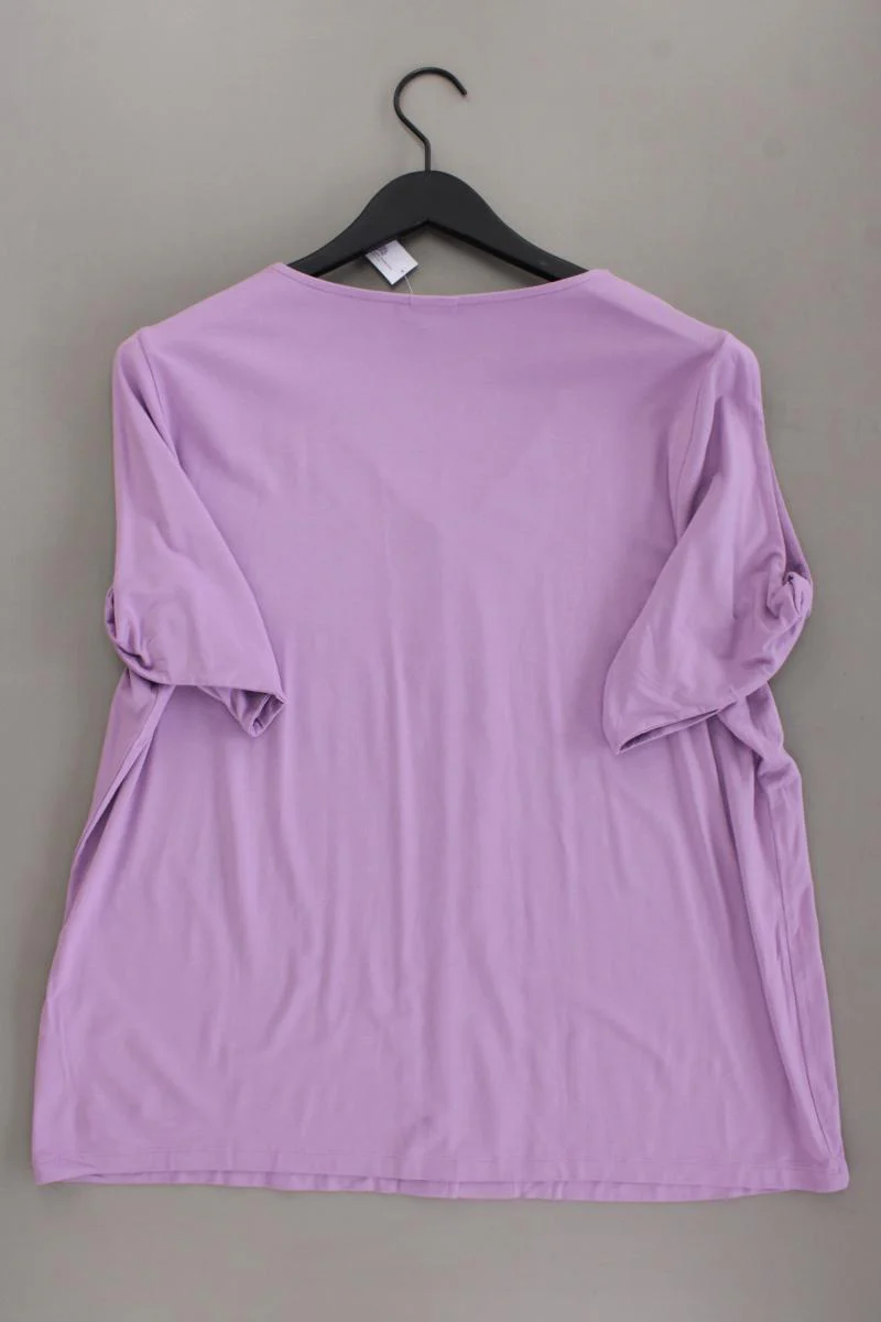 Madeleine Jersey Shirt Gr. 48 Kurzarm lila aus Viskose - Image 4