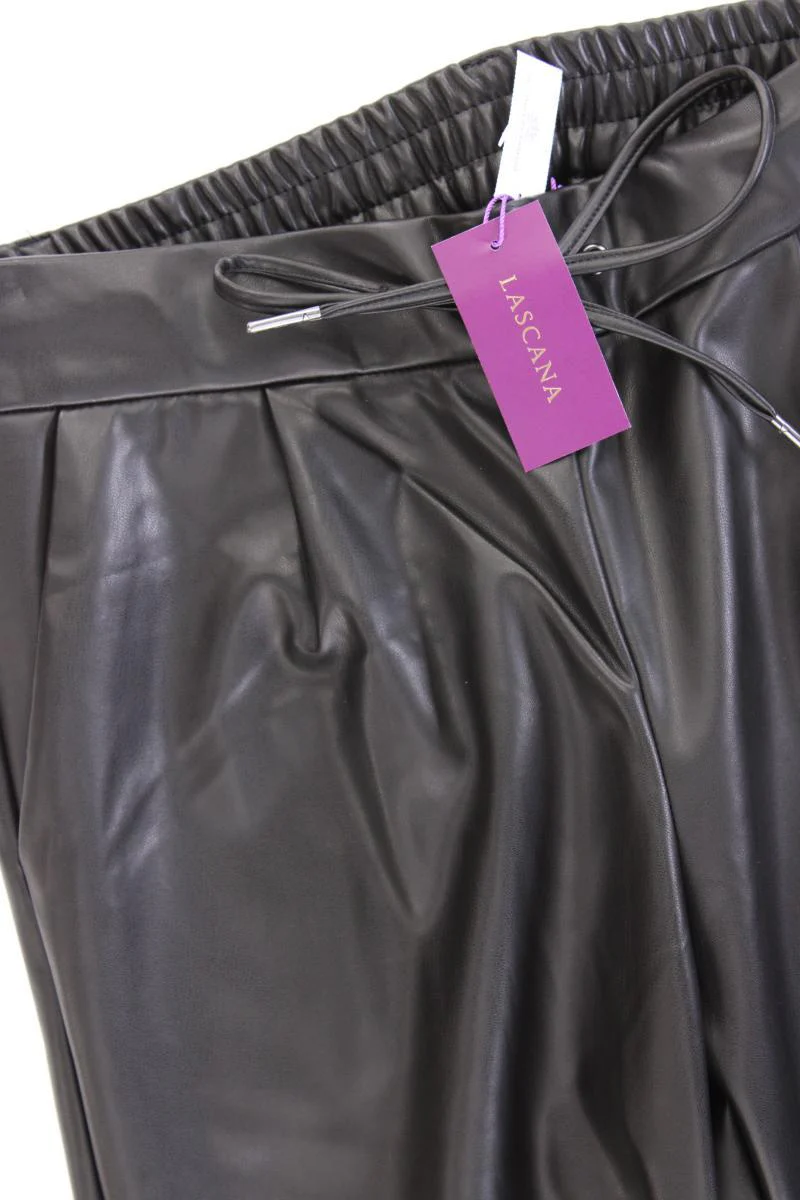 Lascana Kunstlederhose Gr. 44 neu mit Etikett schwarz aus Polyurethan - Image 2