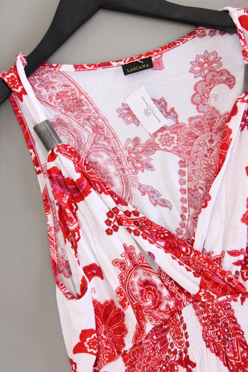Lascana Maxikleid Gr. 44 mit Paisleymuster Ärmellos rot aus Viskose - Image 2
