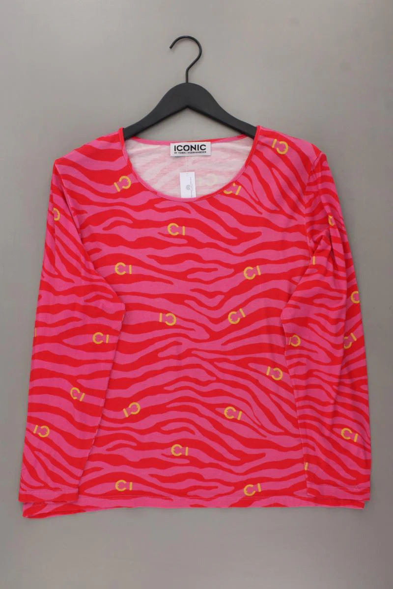 Iconic by Marina Hoermanseder Gr. 46 Langarm pink aus Viskose