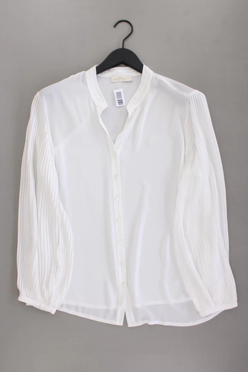 Judith Williams Langarmbluse Gr. 46 neuwertig creme aus Polyester