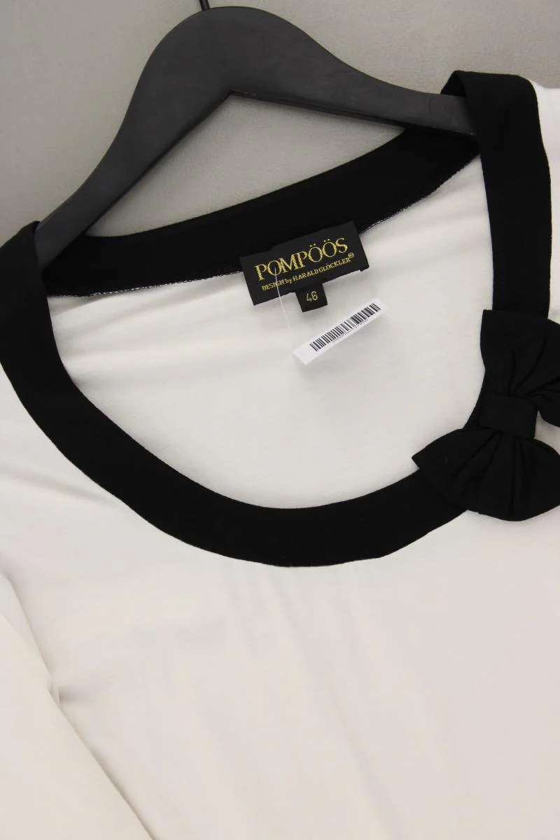 POMPÖÖS by Harald Glööckler Longsleeve-Shirt Gr. 46 neuwertig Langarm creme - Image 2