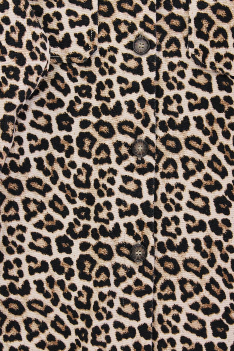 H&M Übergangsjacke Gr. 46 mit Tierdruck braun - Image 3