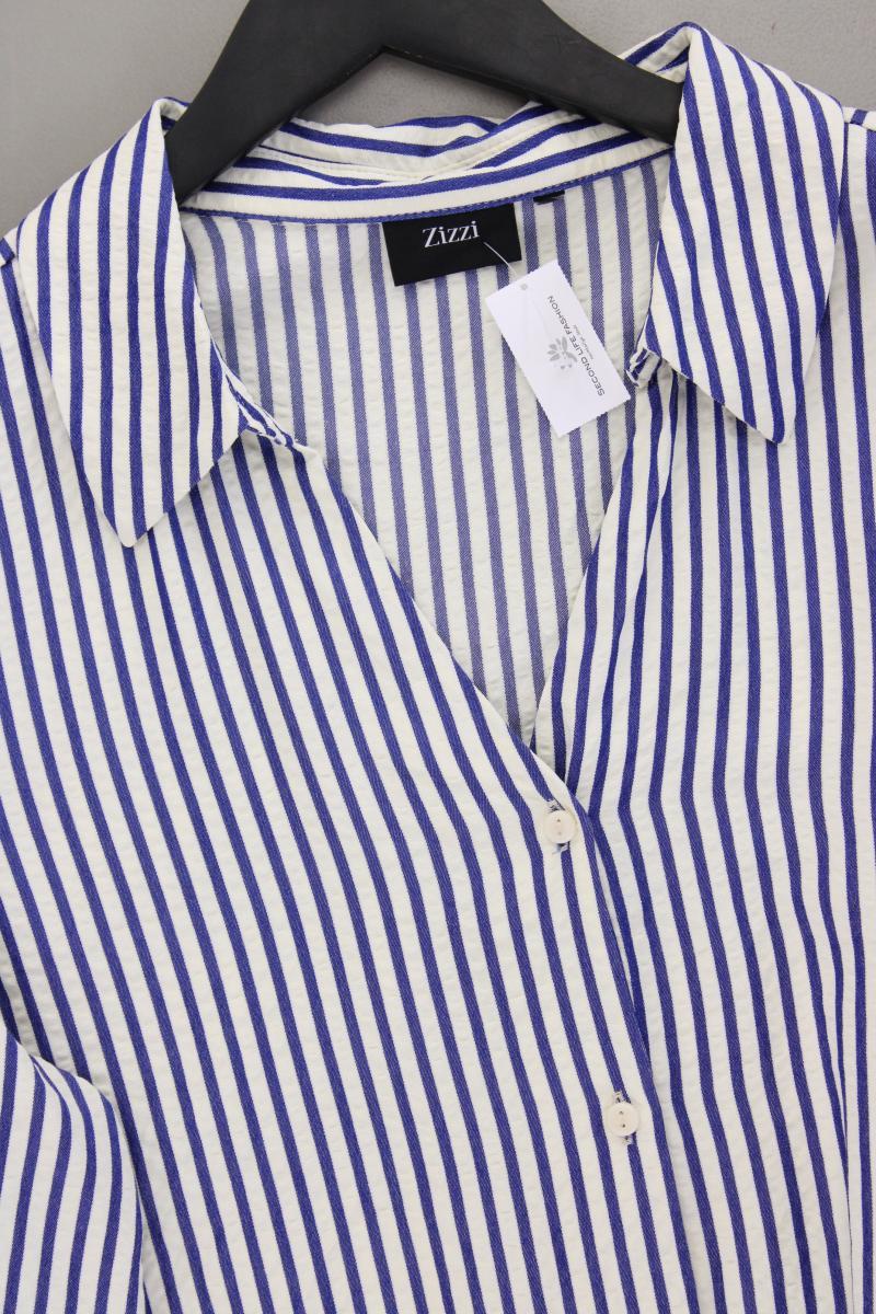 Zizzi Kurzarmkleid Gr. 48 gestreift blau - Image 2