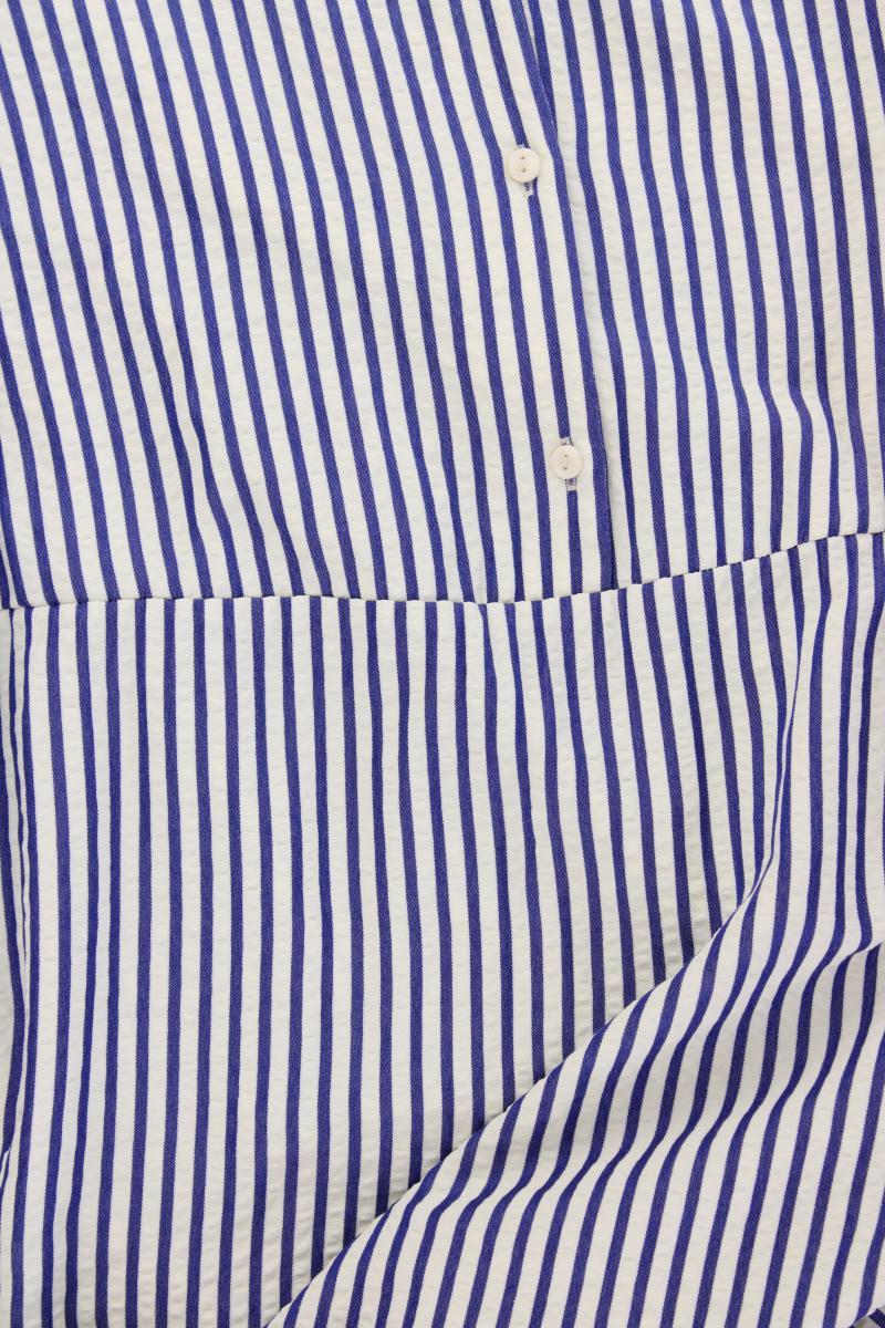 Zizzi Kurzarmkleid Gr. 48 gestreift blau - Image 3