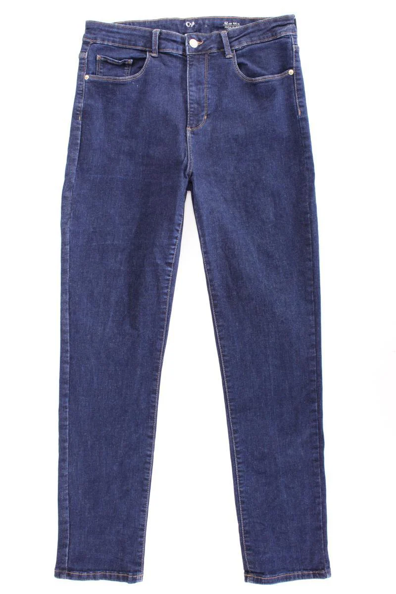 C&A Jeans Gr. 42 blau aus Baumwolle