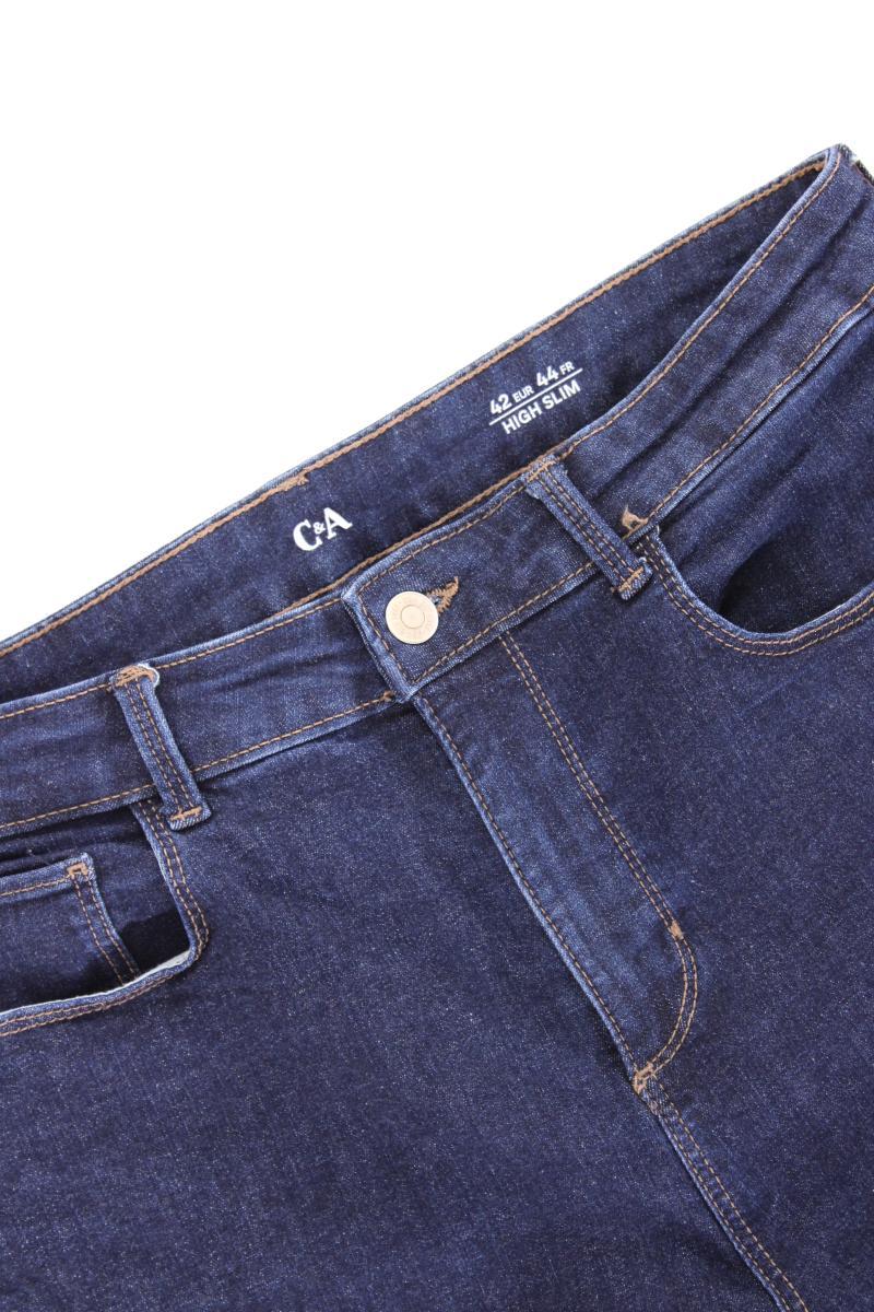 C&A Jeans Gr. 42 blau aus Baumwolle - Image 2