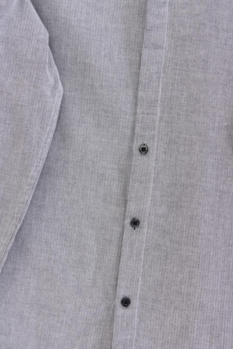 Selected Homme Langarmhemd für Herren Gr. Hemdgröße 42 grau aus Baumwolle - Image 3