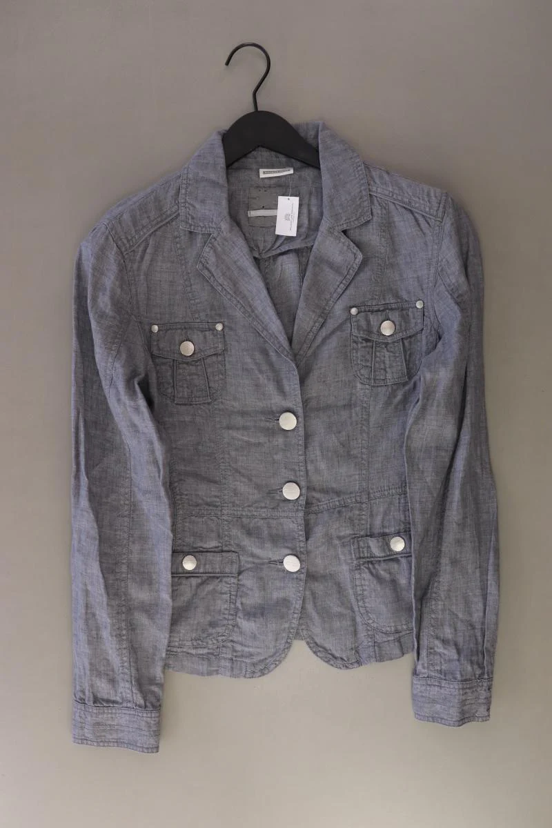Street One Longblazer Gr. 42 blau aus Baumwolle