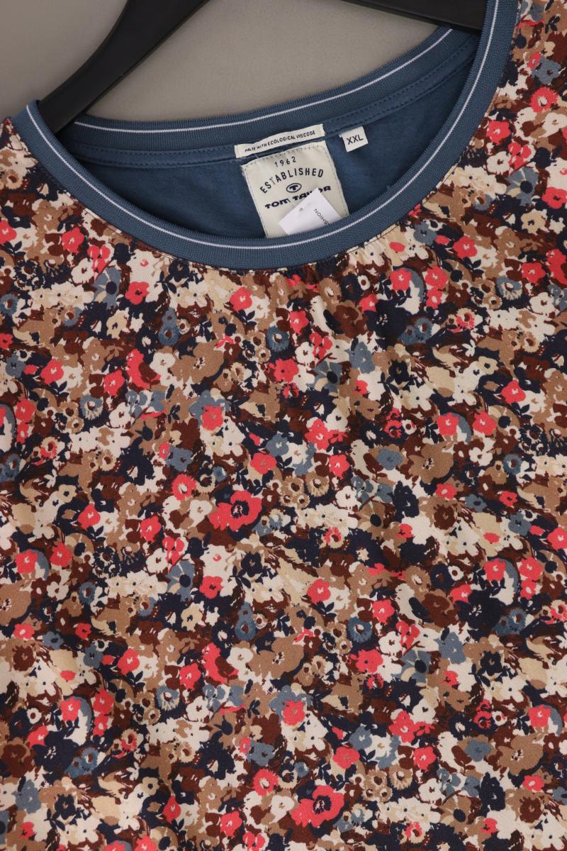 Tom Tailor Printshirt Gr. XXL mit Blumenmuster 3/4 Ärmel mehrfarbig aus Viskose - Image 4
