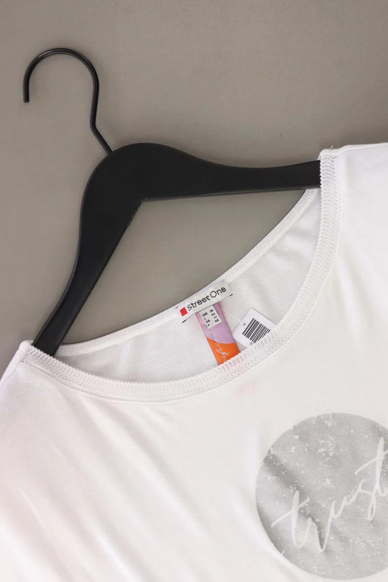 Street One T-Shirt Gr. 38 Kurzarm weiß - Image 3