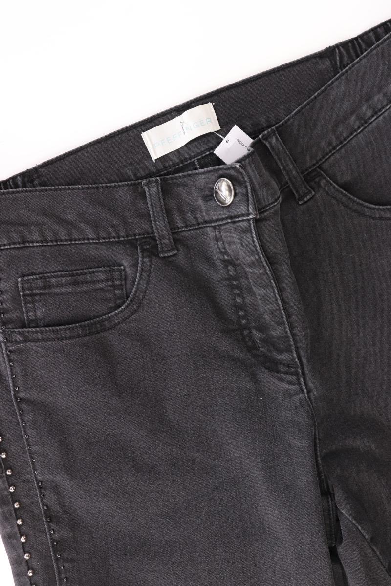 Pfeffinger Straight Jeans Gr. Kurzgröße 21 schwarz aus Baumwolle - Image 3