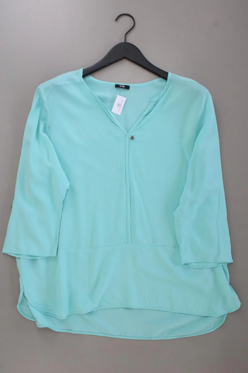 Gerry Weber Classic Bluse Gr. 46 3/4 Ärmel türkis