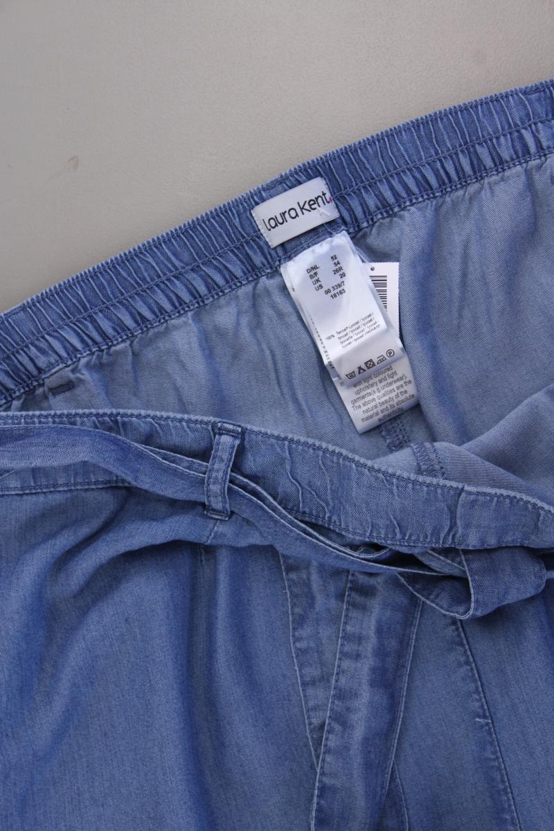 Laura Kent Stoffhose Gr. 52 neuwertig blau aus Lyocell - Image 2