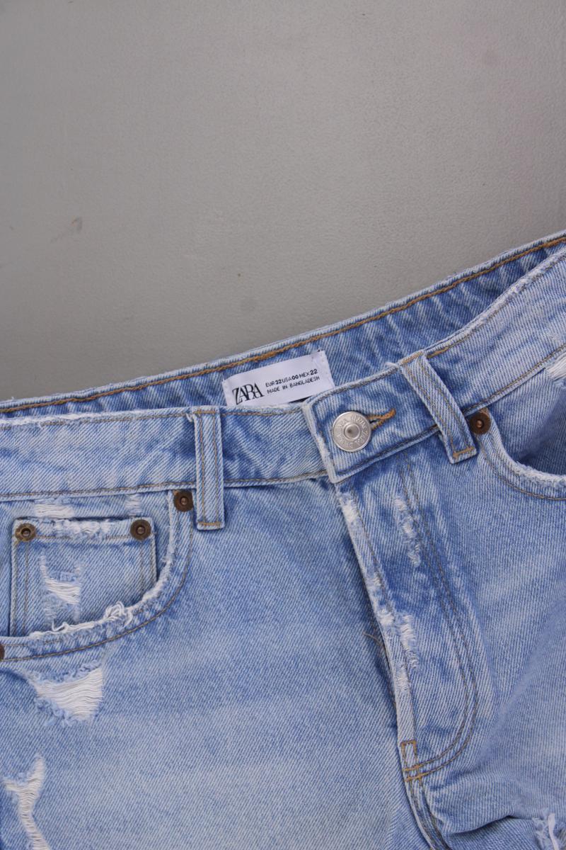 Zara Jeansshorts Gr. 32 blau aus Baumwolle - Image 2