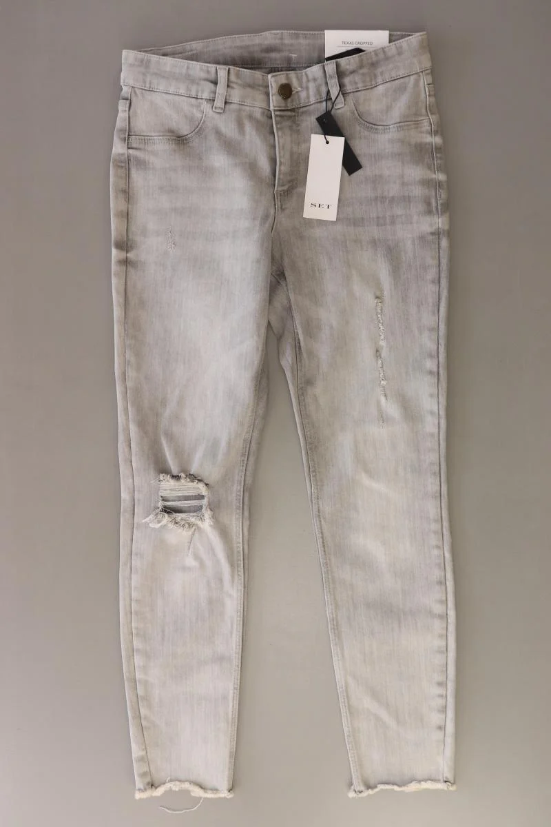 Set Jeggings Gr. 38 neu mit Etikett Neupreis: 119,0€! grau aus Baumwolle