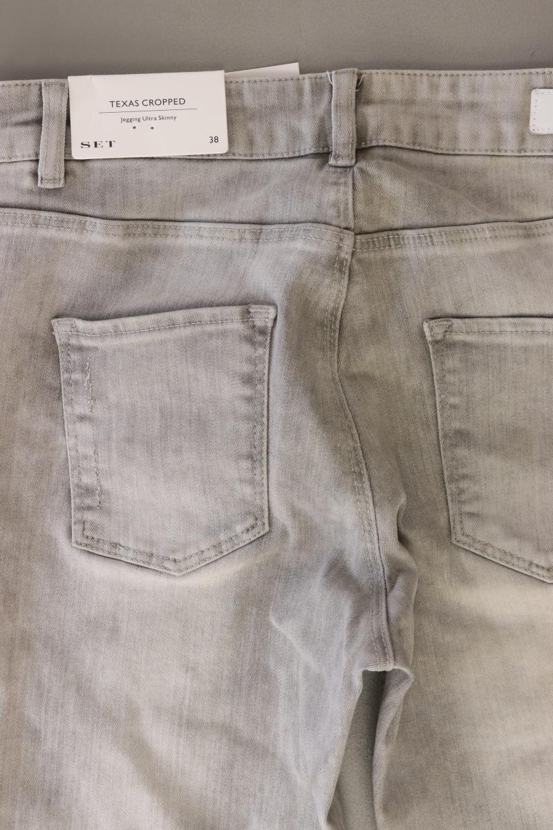 Set Jeggings Gr. 38 neu mit Etikett Neupreis: 119,0€! grau aus Baumwolle - Image 3