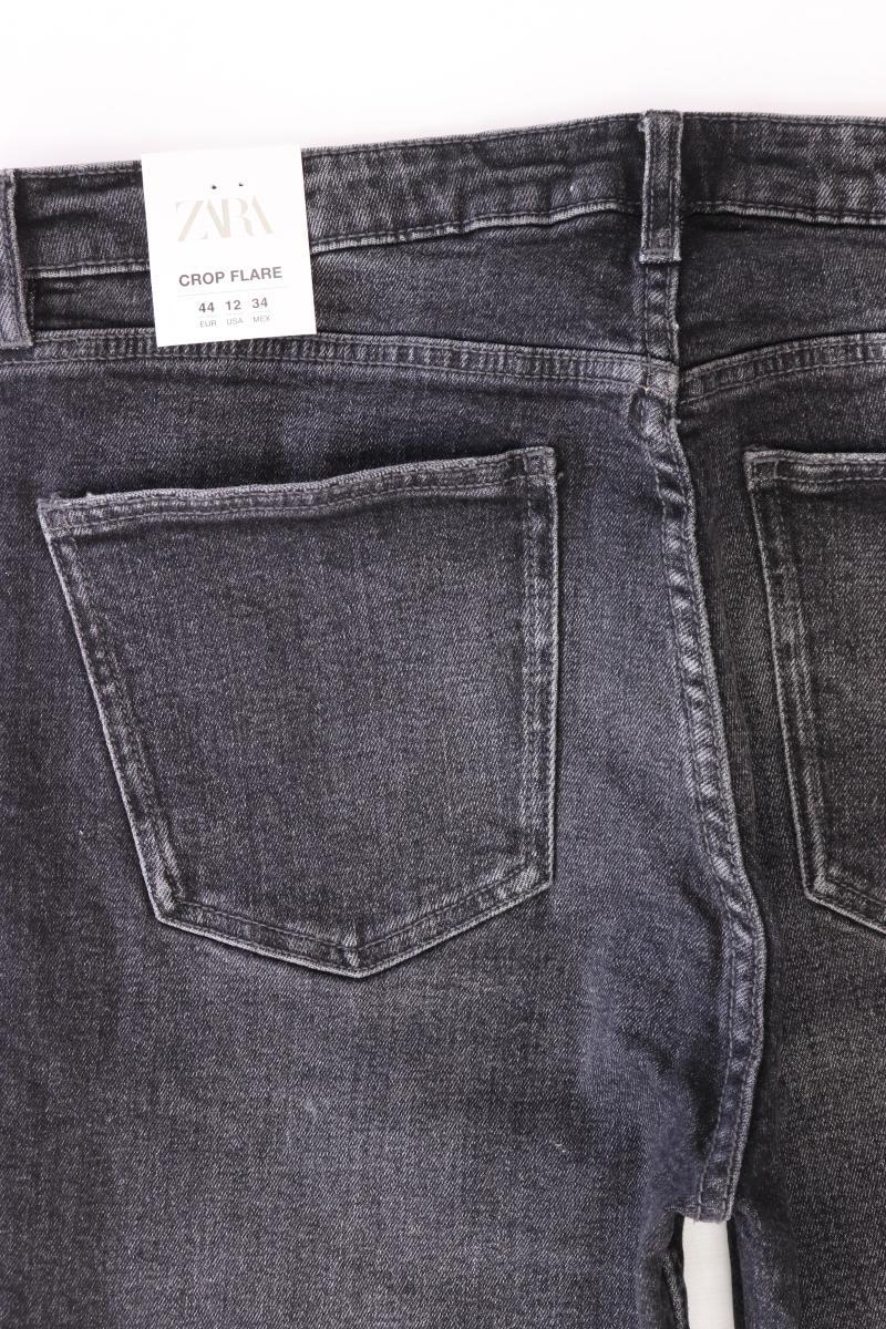 Zara Straight Jeans Gr. 44 neu mit Etikett Neupreis: 29,95€! grau aus Baumwolle - Image 3