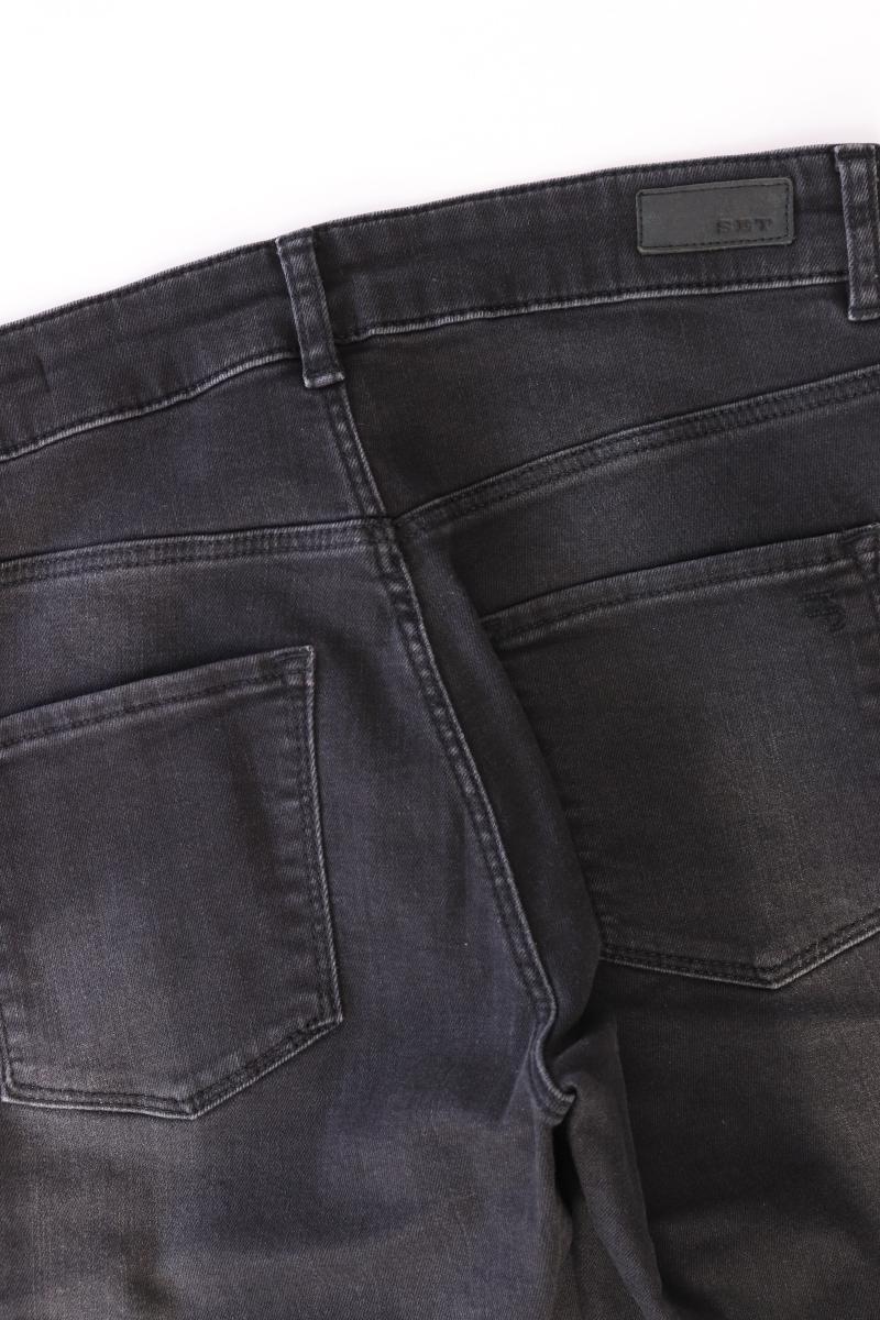 Set Straight Jeans Gr. 38 schwarz aus Baumwolle - Image 3