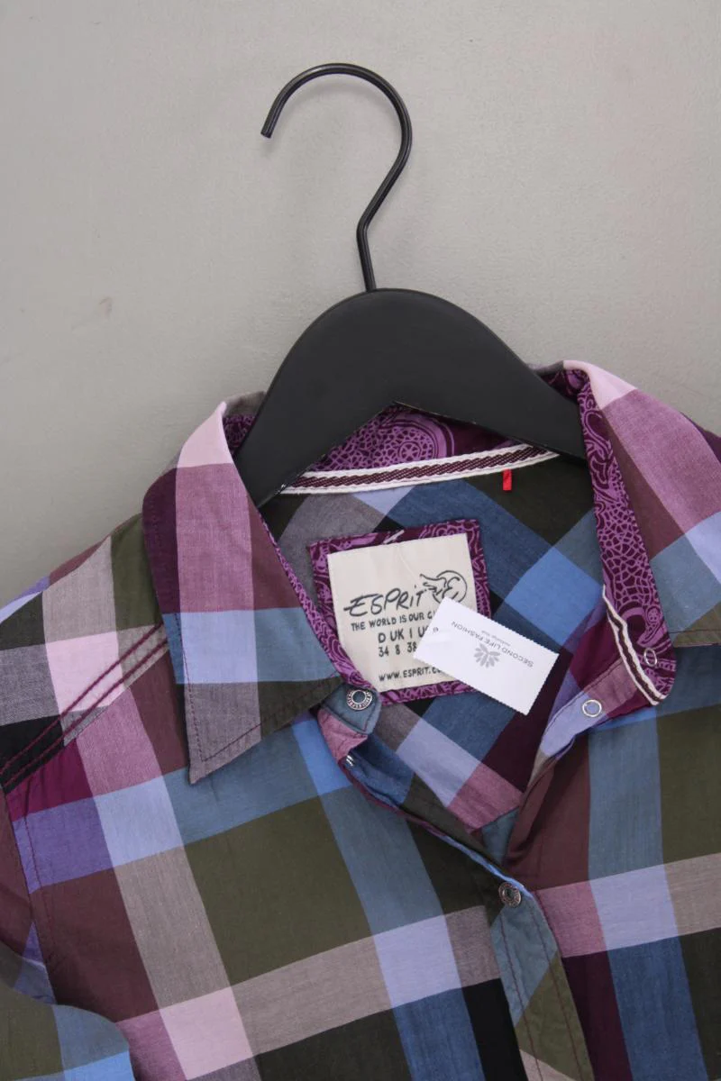 Esprit Karobluse Gr. 34 kariert Langarm mehrfarbig aus Baumwolle - Image 2