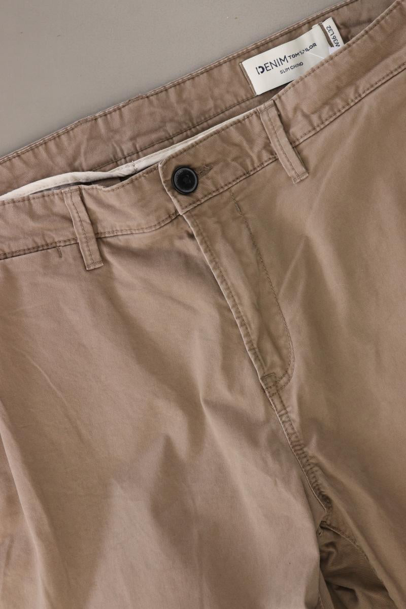 Tom Tailor Chinohose für Herren Gr. W36/L32 braun aus Baumwolle - Image 4