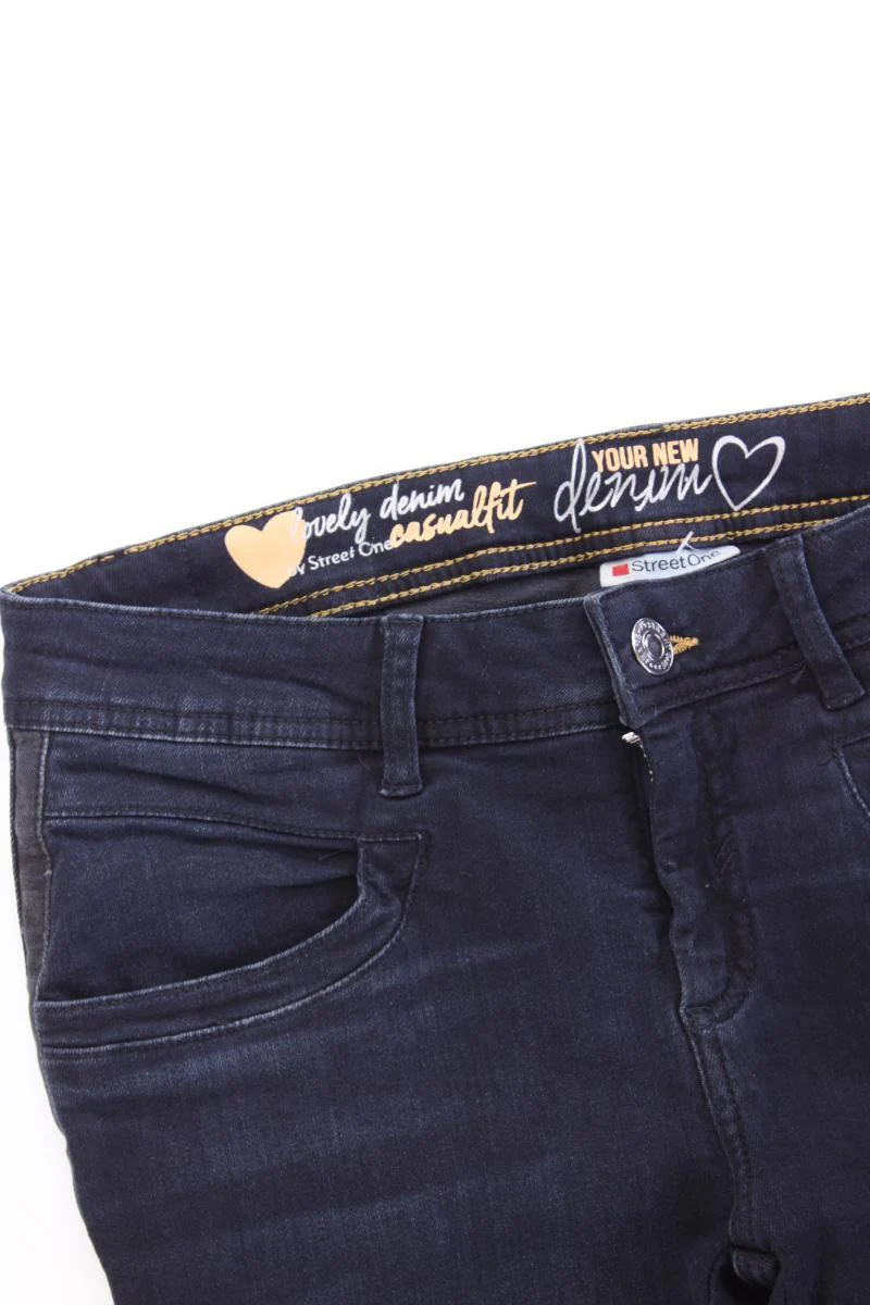 Street One Straight Jeans Gr. W28/L30 blau aus Baumwolle - Image 2