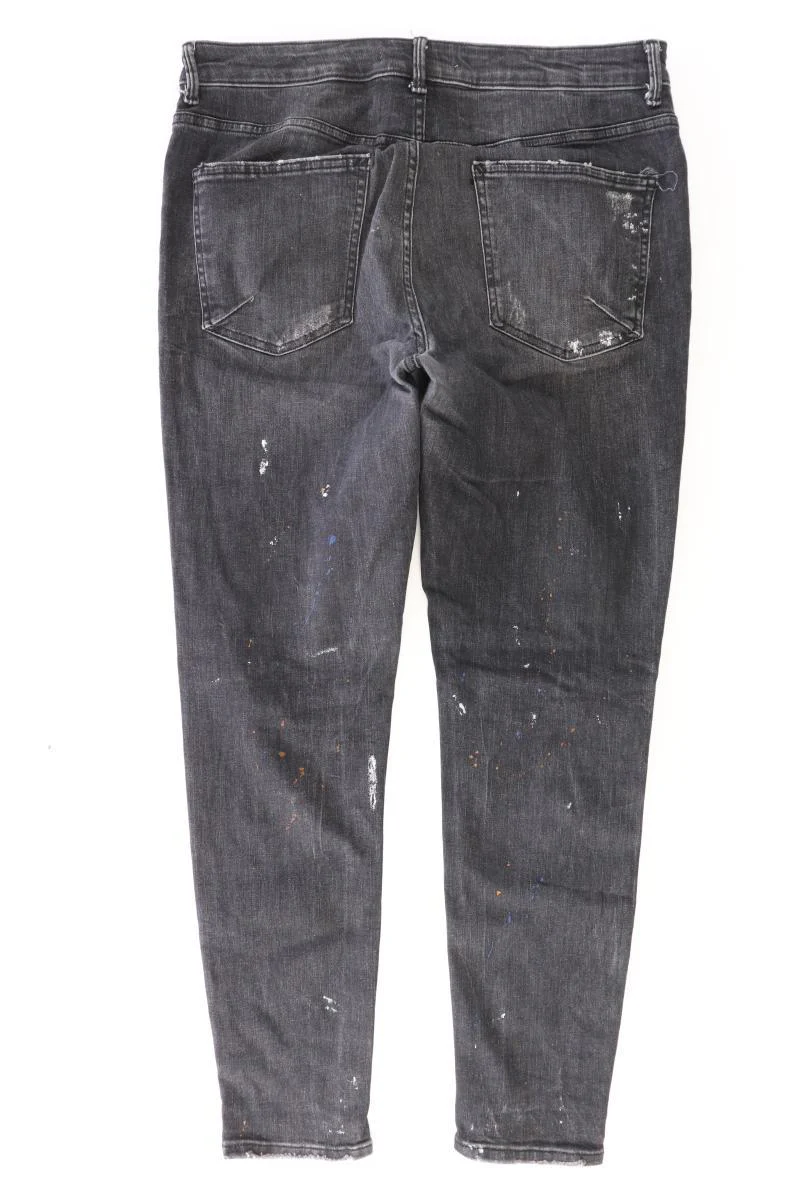 Zara Straight Jeans Gr. 46 schwarz aus Baumwolle - Image 2