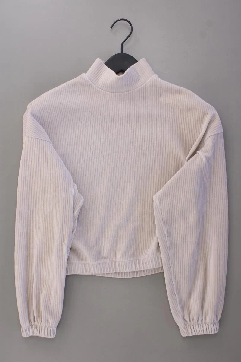 Bershka Crop Pullover Gr. XS creme