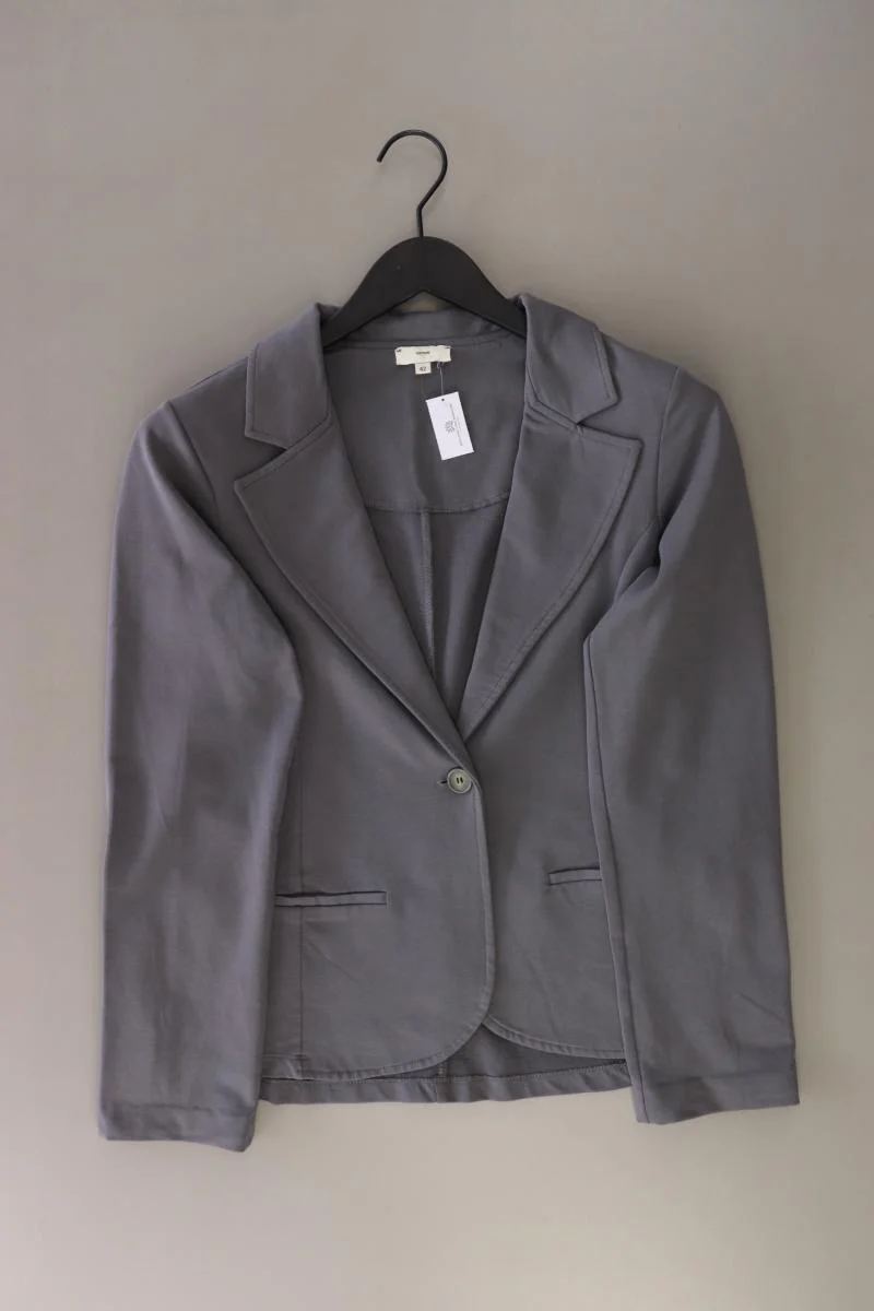 Venturini Milano Jerseyblazer Gr. 42 grau aus Baumwolle
