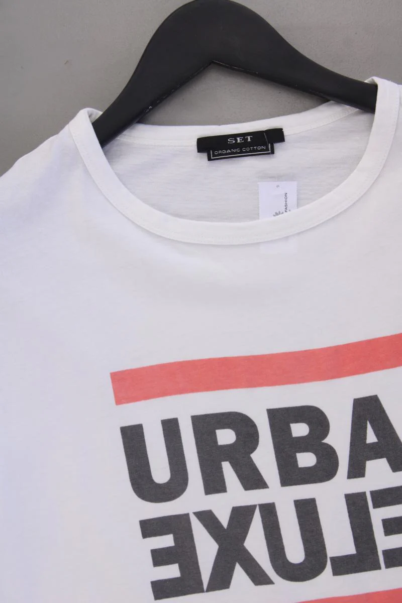 Set Printshirt Gr. 34 Kurzarm weiß aus Baumwolle - Image 2