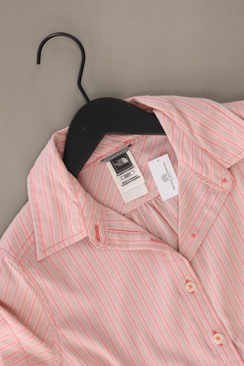 The North Face Kurzarmbluse Gr. XS gestreift Vintage rosa aus Polyester - Image 3