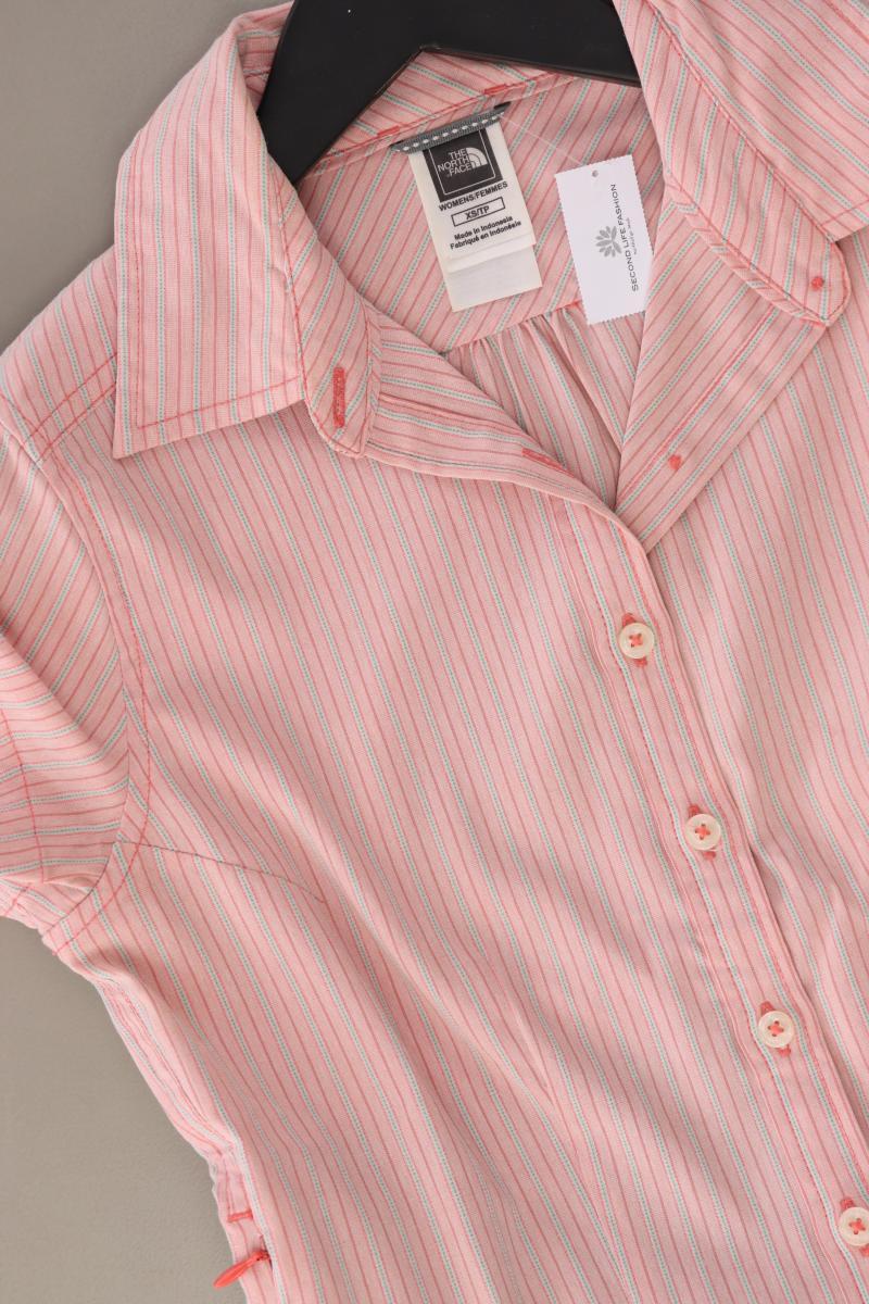 The North Face Kurzarmbluse Gr. XS gestreift Vintage rosa aus Polyester - Image 4