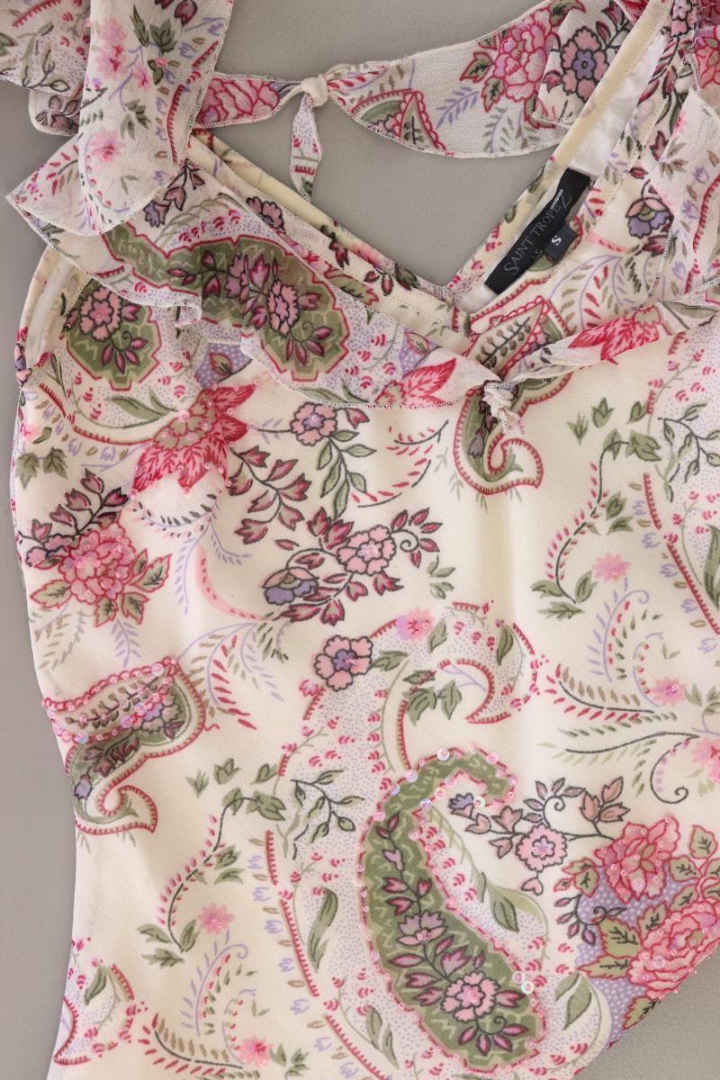Saint Tropez Y2K Vintage Top Gr. S mit Paisleymuster creme aus Polyester - Image 4