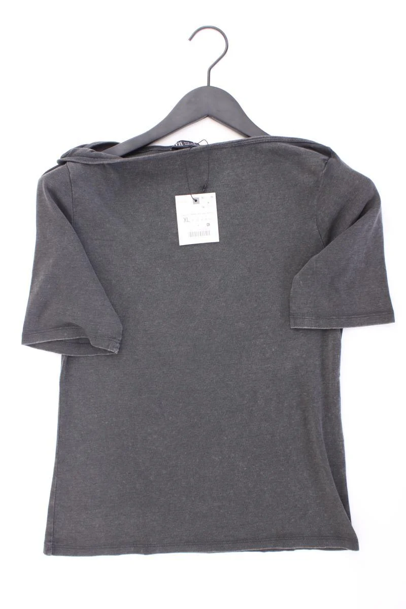 Zara T-Shirt Gr. XL neu mit Etikett Kurzarm grau aus Baumwolle
