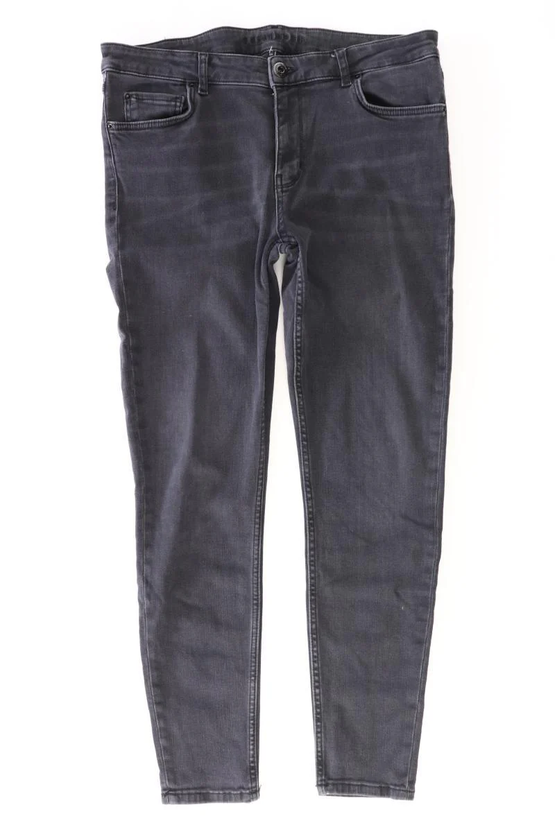 Hallhuber Skinny Jeans Gr. 44 schwarz aus Baumwolle