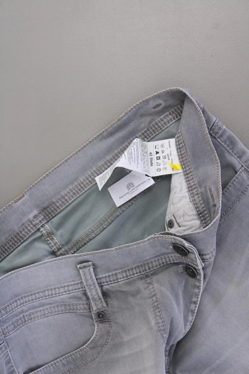 Taifun Skinny Jeans Gr. 42 Modell Stella grau aus Baumwolle - Image 2