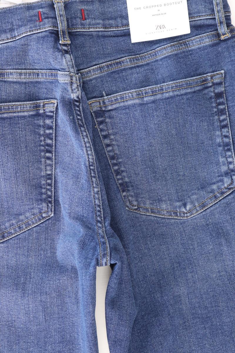Zara Straight Jeans Gr. 44 neu mit Etikett Neupreis: 39,99€! blau aus Baumwolle - Image 3