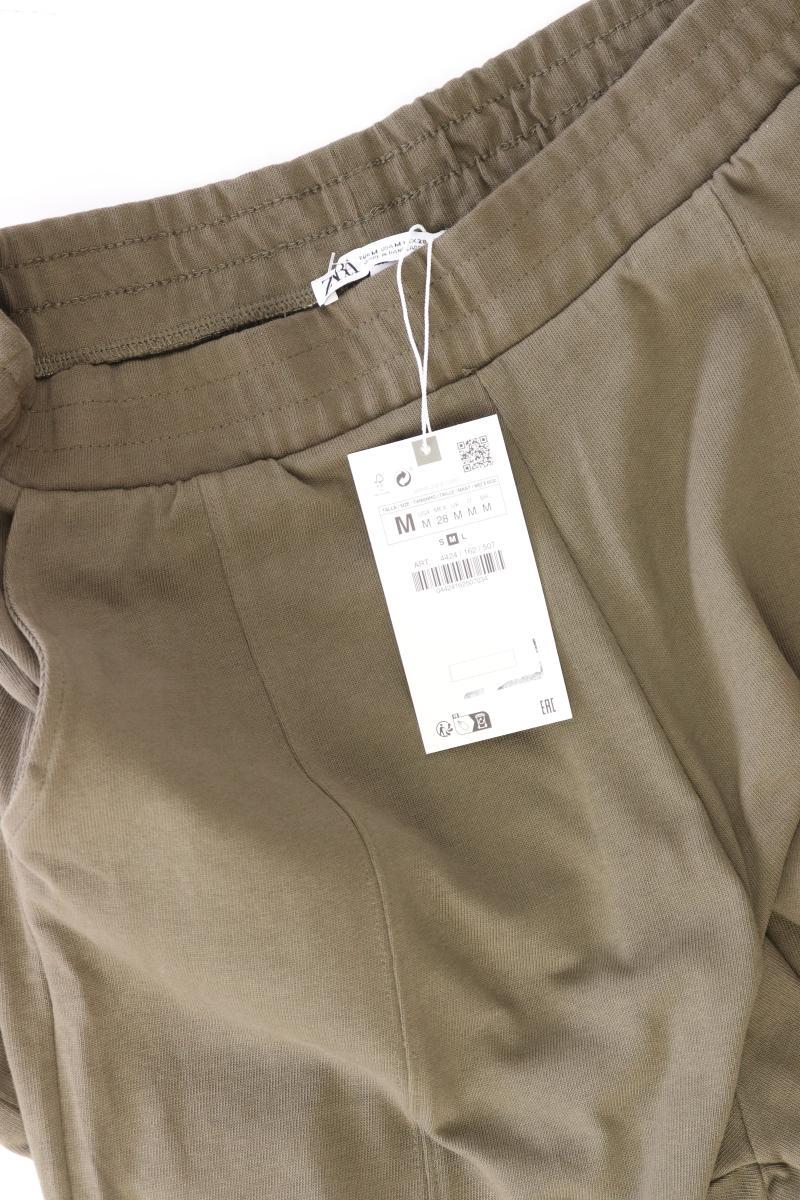 Zara Stoffhose Gr. M neu mit Etikett olivgrün aus Baumwolle - Image 4