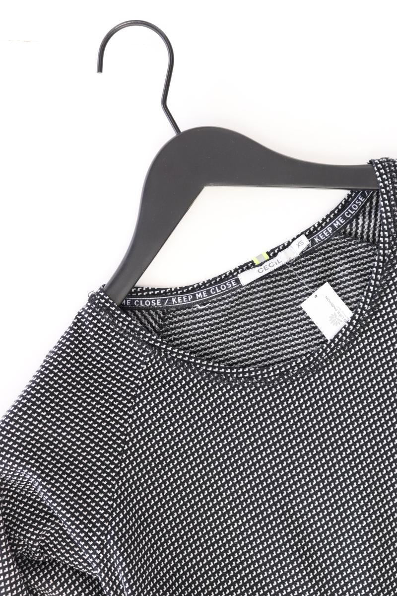 Cecil Longsleeve-Shirt Gr. XS Langarm schwarz aus Baumwolle - Image 3