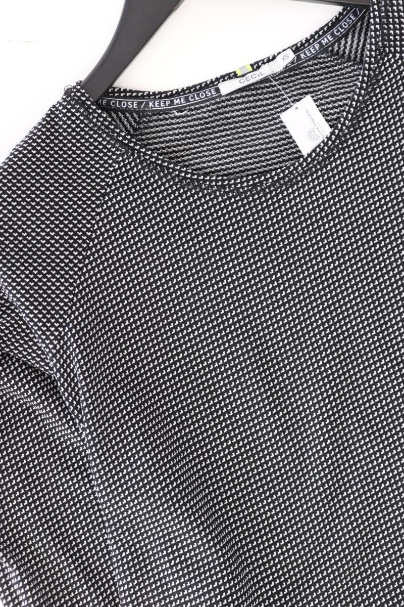 Cecil Longsleeve-Shirt Gr. XS Langarm schwarz aus Baumwolle - Image 4