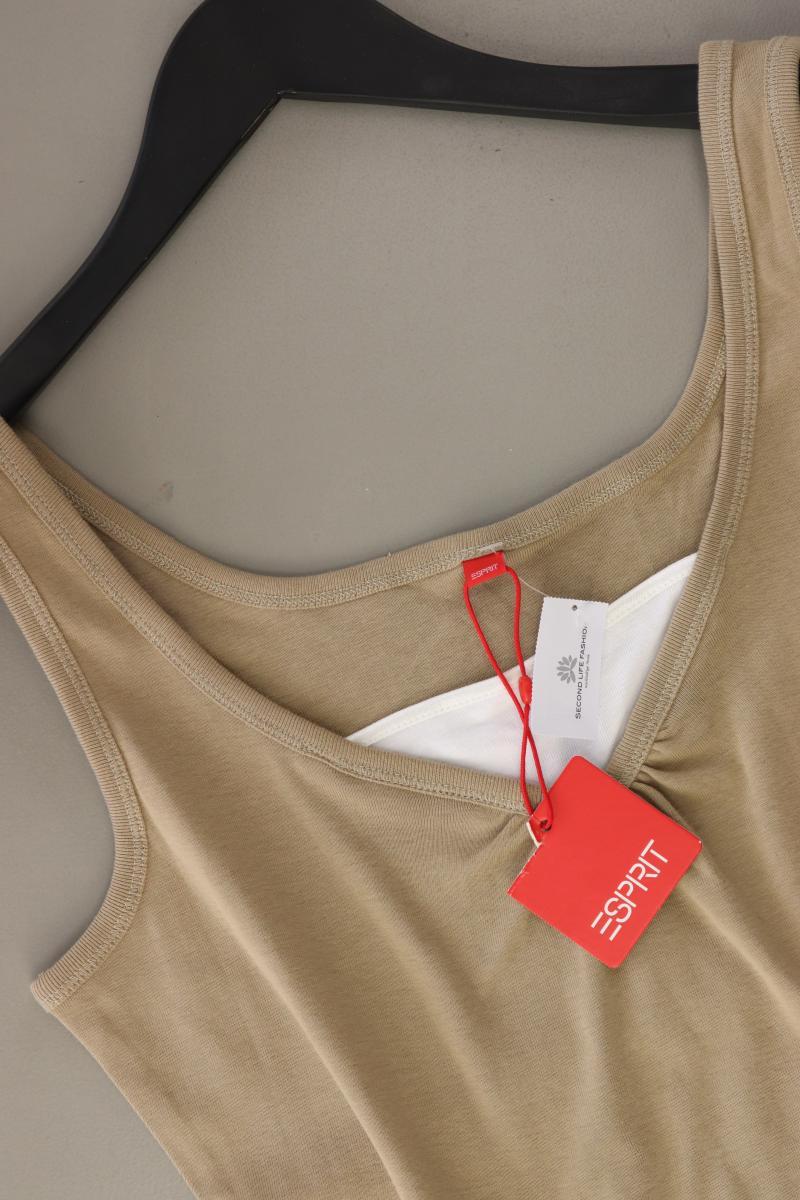 Esprit Trägertop Gr. L neu mit Etikett Vintage braun aus Baumwolle - Image 3